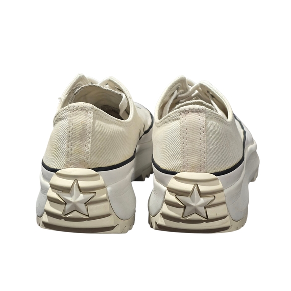 Converse Run Star Hike Ox Vintage White ( Men's 10.5 Women's 12 ) Sneakers - Picture 3 of 9